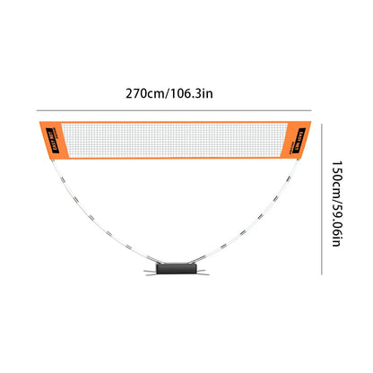 Professional Badminton Net Badminton Training Net Easy Setup Height Adjustable Volleyball Net for Court Backyard Beach