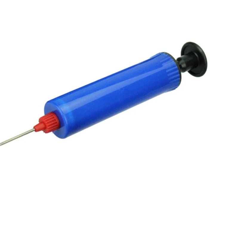 Mini Inflator Plastic Football Soccer Inflatable Ball Hand Air Pump Soccer Basketball Inflator Needle Soccer Balls Portable Pump