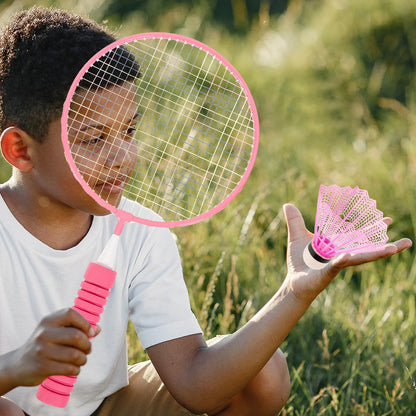 1 set Badminton Racket Set Lightweight Aluminum Alloy Indoor Outdoor Teens Sports Playthings Tennis Kit for Kids