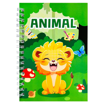 "8 Major Theme Creative Coloring Book Set: Children's Painting Book with Ocean Theme Comes with a painting color card.