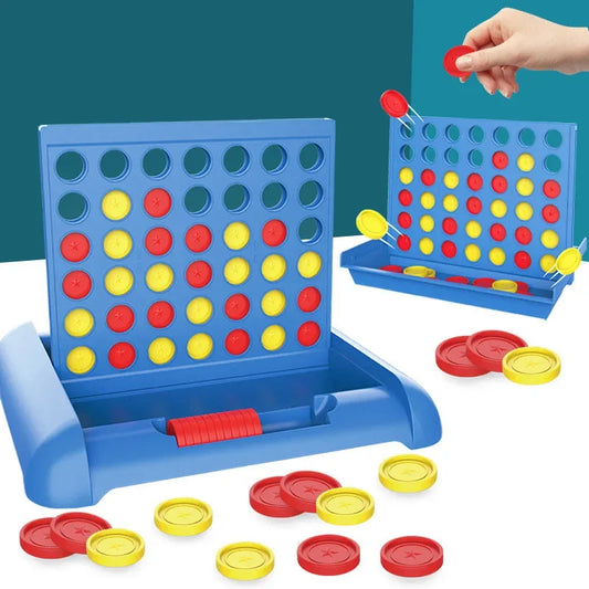 Connect 4 In A Line Board Game Children's Educational Toys Classic Party Chess Family Toy Early Educational Puzzle Thinking Gift