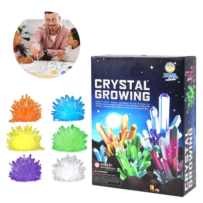 Crystal Growing Kit DIY Educational Experiment Stem Exciting And Enriching Science Kit For Kids Boys Girls Adults Birthday Gifts