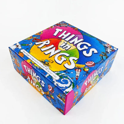 Things in Rings Interactive Board Game 2-6 Players Fun for Game Nights Corporate Events Chinese English versions of board games
