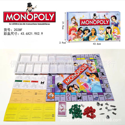 Hot selling French Monopoly World Tour Board Games French Game Cards
