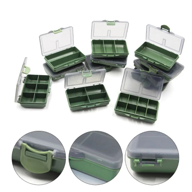 1-8 Compartments Storage Box Carp Fishing Tackle Boxes System Fishing Bait Spoon Hook Storage Container Portable Fishing Box