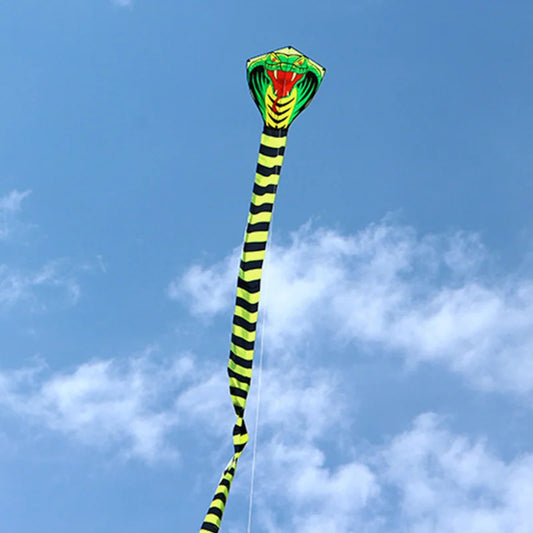 Snake Kite with Handle Line Children Kite Flying Toy Easy Control Ripstop Nylon Kite Outdoor Toys Kites Toy Children Adults Gift