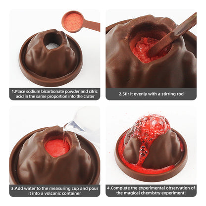 DIY Science Experiment Set, Learning Volcano Eruption Physical Chemical Experiment Kit, Technology Production Science Toy