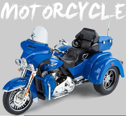 1:9 Technical Harlei DAVIDSON Alloy Car Model Diecast Car Off-Road Vehicle With Light Sound Toys For Kids Gift