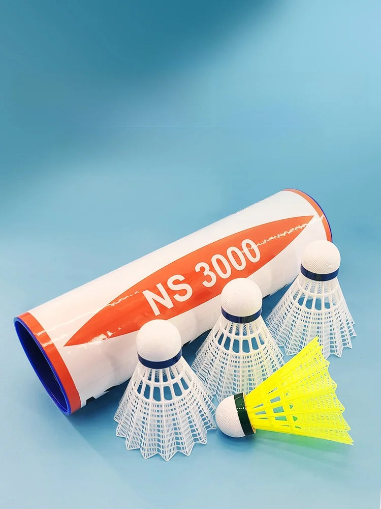 VICTOR NS-3000 Badminton uttlecos Nylon Training Durable Windproof Carbon Sound Resistant 6 Pieces Set Medium Speed