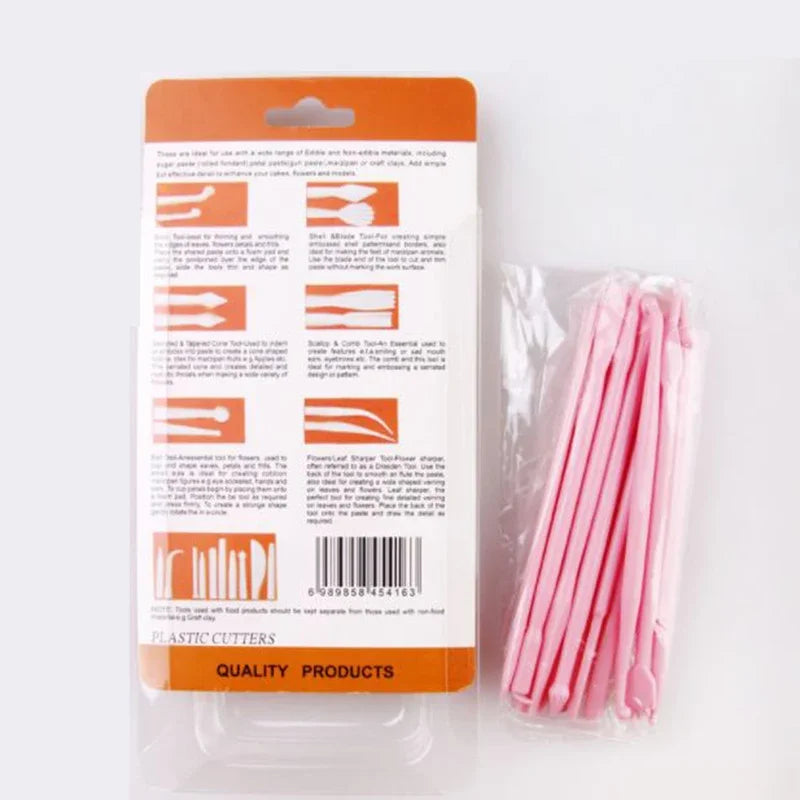 14pcs/set Plastic Clay Sculpting Set Cake Decorating Tools Set for Shaping Clay Playdough Tools Toys Polymer Modeling Clay Tools