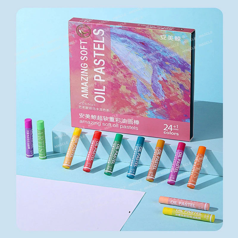 Super Soft Oil Pastels,12/24/36/48 Multi Colors Crayons Painting Stick Graffiti,Drawing,DIY Art Supplies For Student Kid Artists