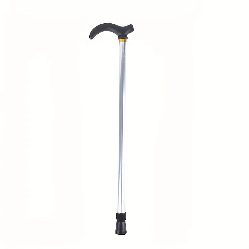 Two sections of aluminum alloy ultra-light anti-slip telescopic crutches for strengthening outdoor walking sticks for mountainee