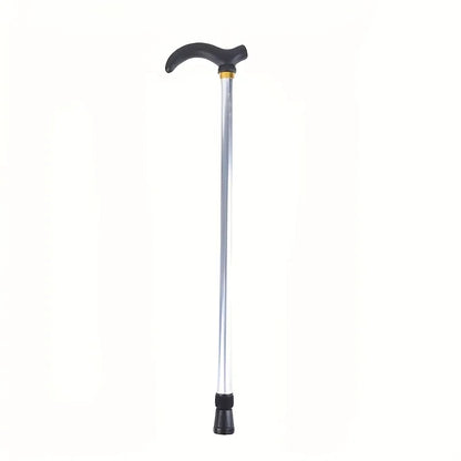 Two sections of aluminum alloy ultra-light anti-slip telescopic crutches for strengthening outdoor walking sticks for mountainee