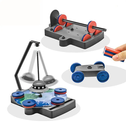 12in1 Magnetic Science Experiment Set for Studying Physics at Cultivating Interest in Magnetic Suspension Box Plastic Toys kids