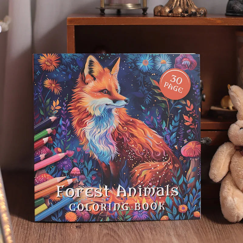 Garden Fairy Coloring Book for Children Adults Stress Relief Art Painting Sketchbook Watercolor DIY Drawing Notebook Supplies