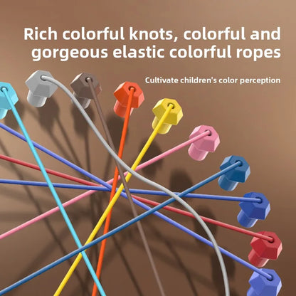 Kids Rope Knots Puzzle Board Game