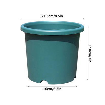 Plastic Flowerpot with Drainage Holes Plant Nursery Pot Seed Starting Pot Plastic Flower Plant Container for Succulents Seedling