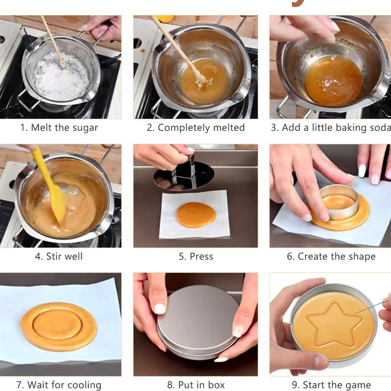 6/4pcs Sugar Cookie Cutter Multifunction Interesting Korean Cookies Game Tools Perfect Gift For Party Candy Game Molds