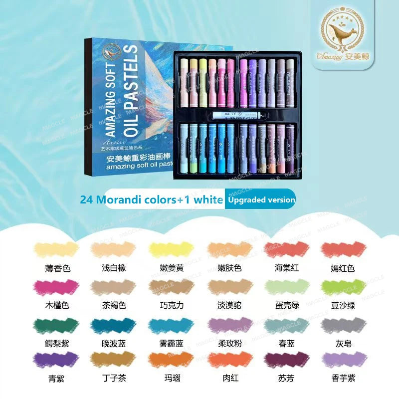 Super Soft Oil Pastels,12/24/36/48 Multi Colors Crayons Painting Stick Graffiti,Drawing,DIY Art Supplies For Student Kid Artists
