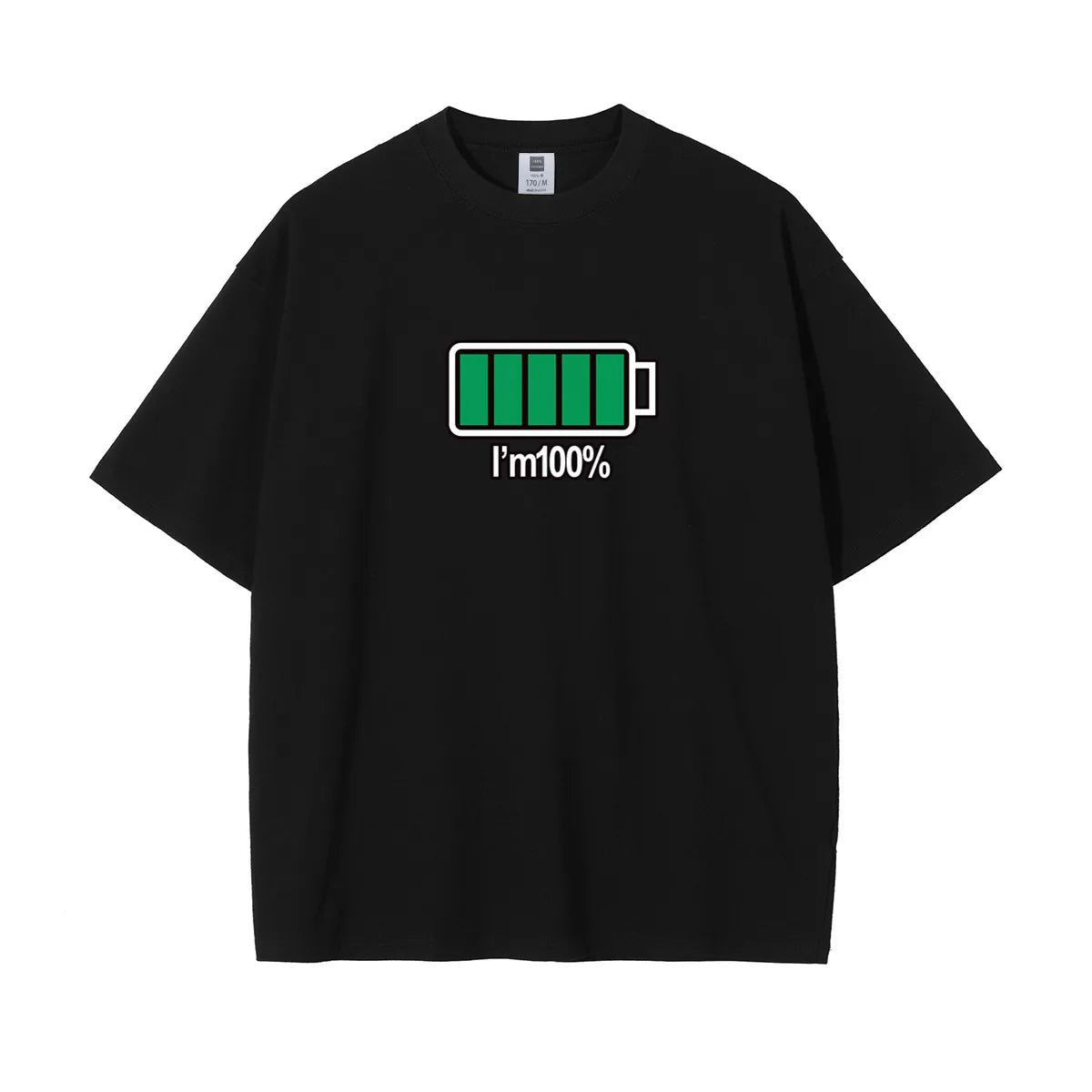 Funny Battery Pattern Family Matching Clothes Daddy Mommy Son Daughter Tops Summer Short Sleeve  Family T-shirt