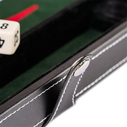 Sale Classic Board Game with Leather Case Folding Board,Gift Package,Portable Travel Strategy Backgammon Game Set for Adults