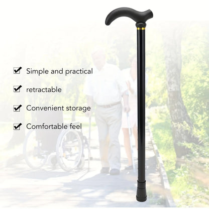Two sections of aluminum alloy ultra-light anti-slip telescopic crutches for strengthening outdoor walking sticks for mountainee