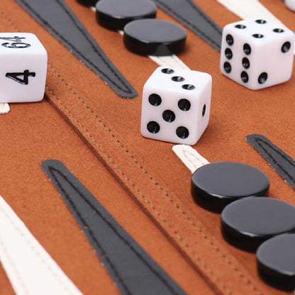 Backgammon Board Game Portable Backgammon Sets For Adults Travel Games Adult Roll Design Children's Puzzle Game Board Durable