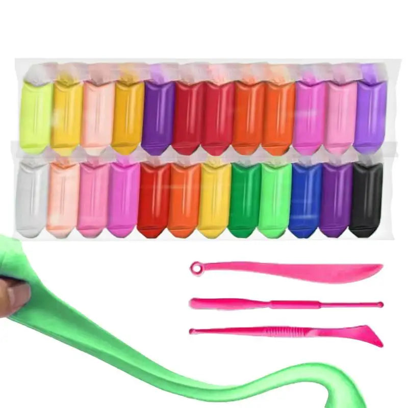 Clay Modeling Kit Sculpting Clay For Kids Non-stick Playdough Colorful Handmade Toys Craft Activities For Home Classroom School