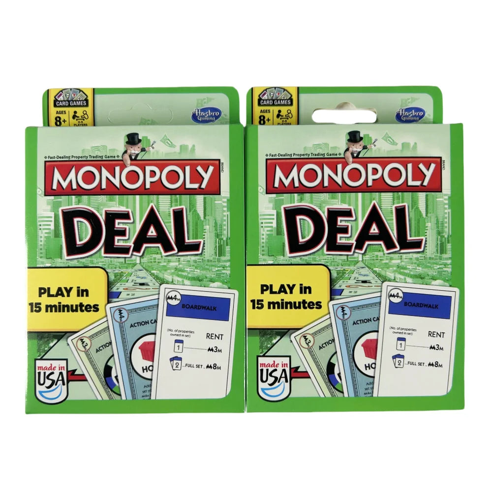 Monopoly Deal Card Game Family Gathering Friends Party Board CLUEDO Game