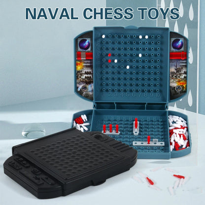 Children'S Fun Warship Sea Ship Desktop Game Parent Child Interactive Military Strategy Desktop Two Person Battle