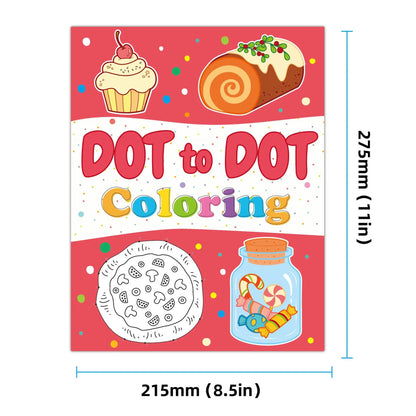 Children's Connect the Dots Animals Coloring Book: Fun Learning Activity for Early Education with Drawing & Coloring Pages