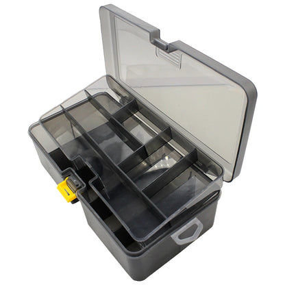 Portable Lure Tackle Box Removable Plastic Fishing Tackle Box Fake Bait Hook Fishings Gear Tool Storage Box For Fishing Bait
