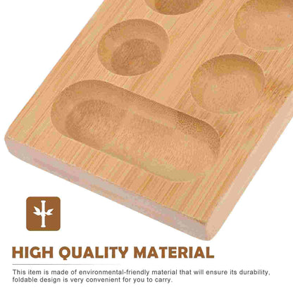 Thinking Puzzle Chess Game Africa Mancala Board Wood for Kids Table Checkerboard