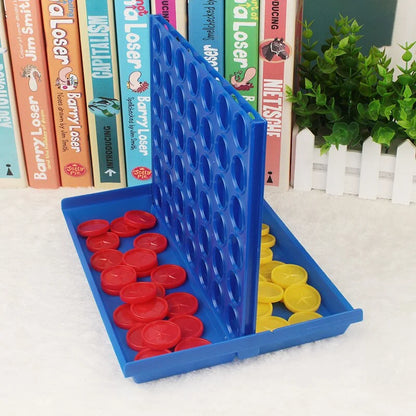 Foldable Connect 4 In A Line Board Game Children's Educational Toys Kids Children Line Up Row Board Puzzle Toys Party Bingo Game