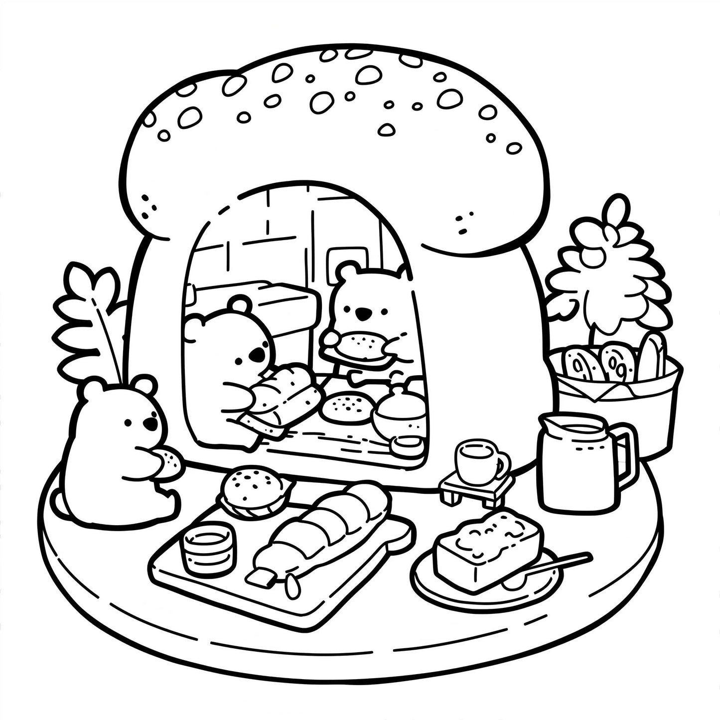 COZY LITTLE HOUSE Coloring Book for Adults Cute Drawing Book Perfect Gift for Party and Birthday