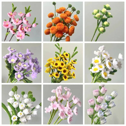 100pcs Colorful Chenille Stems Pipe Cleaners Kids Educational Toys Handmade Plush Tinsel Twist Sticks For DIY Craft Supplies