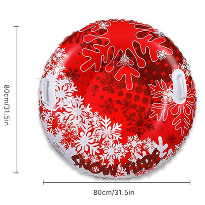1PC Snow Sledge Inflatable Ski Ring PVC Sledding Tube Thicken Snow Tubing Winter Snow Tube with Handle Skiing Accessories