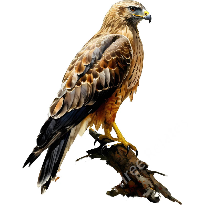 Three Ratels QN20 soaring eagle wall sticker art for home decoration