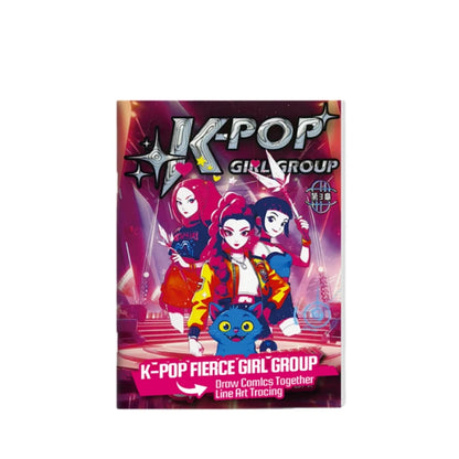 Kpop Demon Hunters Coloring Book Anime Character Rumi Mira Zoey Cute Line Drawing Tracing Sketch Copying Picture Book Kids Gifts