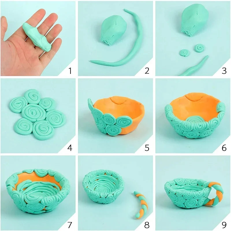 1 pcs, 20 - 30 - 40 -125 - 250 -500 g Polymer Clay Modeling Clay Gift for Children Artists Sculpting and Oven Baking and Molding