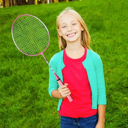 portable Badminton Set 1 Pair Lightweight Backyard Games Badminton With Carrying Bag And 3 Badminton Balls Team Sports Equipment