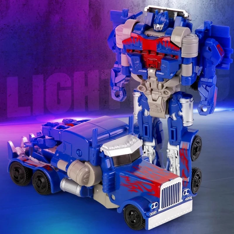 Transforming Car Model Toys Robot Kit Optimus Prime Bumblebee Deformed Car Toys Children Birthday Gift