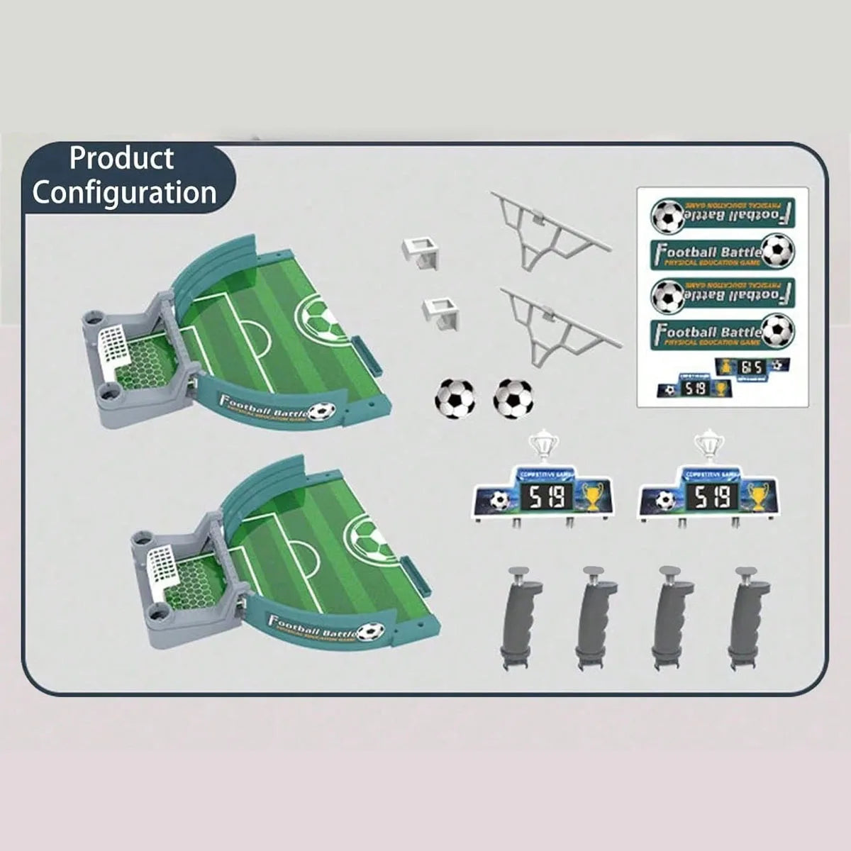 Table Football Game, Two-Person Football Game Table Gam