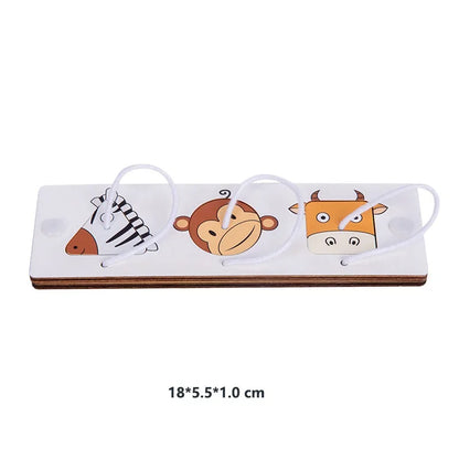 Diy Material Busy Board Accessories Montessori Teaching Aids Baby Early Education Learning Skill Toy Part Wooden Board Games