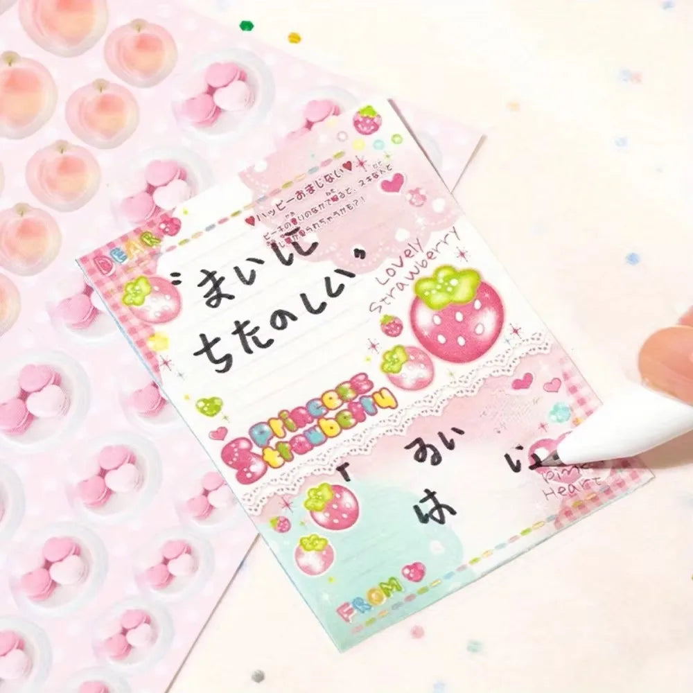 1500 sheets of various patterns mini theme cartoon retro style DIY planner decoration base scrapbook materials sticker art