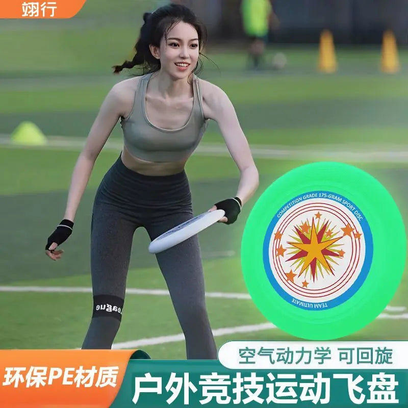 Outdoor Sports Luminous Frisbee Adult Children's Frisbee Professional Competitive Parent-Child Interactive Toys Swing