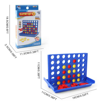 Newest Connect 4 Game Classic Master Foldable Kids Children Line Up Row Board Puzzle Toys Gifts Board Game