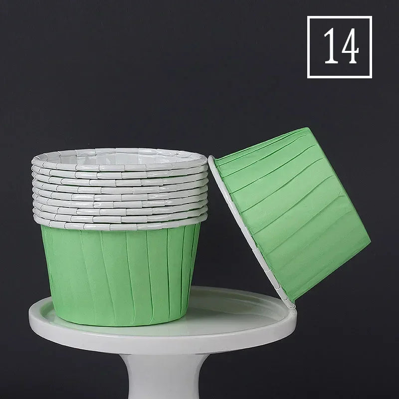 50pcs Large Size Paper for Cupcakes Muffin Cupcake Paper Cups Baking Cupcakes Paper or Wedding Party Oilproof Cake Wrapper