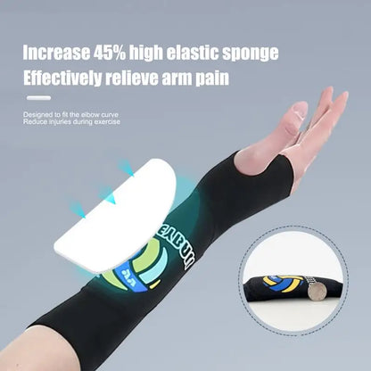 2Pcs Volleyball Armband Wrist Support Breathable Volleyball Passing Hitting Forearm Sleeves Arm Sleeves With Protection Pad