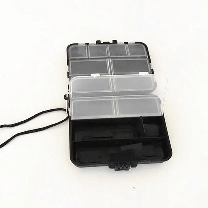 Fishing Tackle Bait Storage Boxes, Portable Double-Sided Lure Hook Organizer, Mini Utility Lures Fishing Box